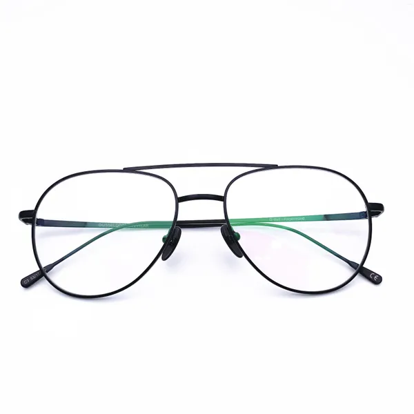 Montature per occhiali da sole Belight Optical Uomo Donna Pilot Shape Retro Cool Design Occhiali da vista in vetro Montatura per occhiali Eyewear Angermund