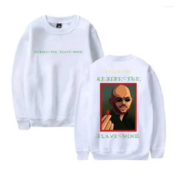 Felpe con cappuccio da uomo Tate Merch Resist The Slave Mind Esclusiva felpa con cappuccio oversize da donna Uomo Felpa girocollo vintage Tuta casual