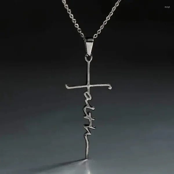 Anhänger Halsketten Huitan Mode Ungewöhnliche Kreuz Halskette Für Männer Frauen Unisex Hals Zubehör Täglich Tragen Moderne Trendy Schmuck Drop Schiff
