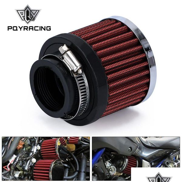 1.5 38mm interface filtros de entrada de ar do carro da motocicleta cone sistema filtro frio turbo ventilação cárter Pqy-Ait15 entrega direta