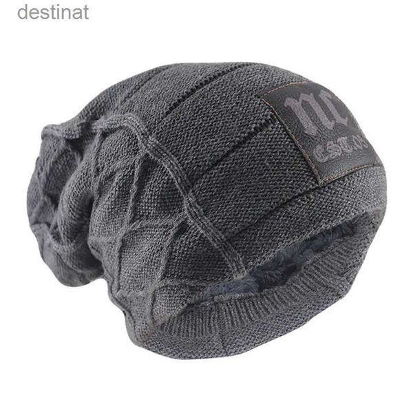 Gorro/bonés de crânio nova moda de alta qualidade chapéu masculino inverno quente malha gorros para masculino grosso bonnet marca crânios adulto bonés mx-321L231017