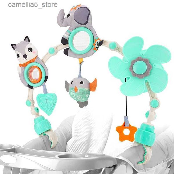 Mobiles# Детская коляска Arch Toy Детская кроватка Mobile Musical Animal Складное дорожное автокресло Вышибалы Коляска для новорожденных Сенсорная игрушка Q231017