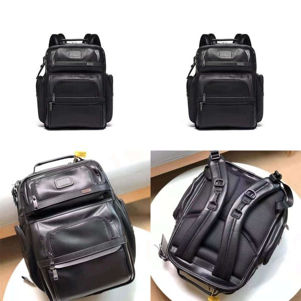 Sacca di moda di business tuumibackpack Nuova zaino in pelle maschile Tumii Tumin Designer Backpack per computer di grande capacità216m di grande capacità