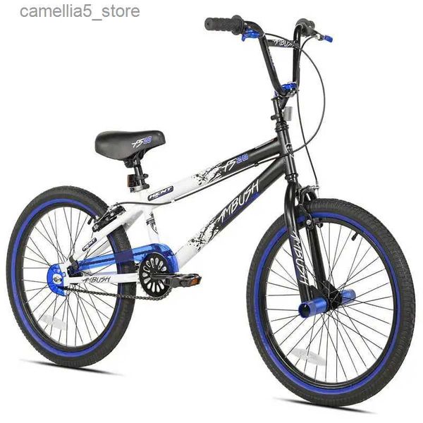 Bikes Ride-Ons Ambush BMX-Fahrrad für Jungen, Schwarz/Blau, Q231018