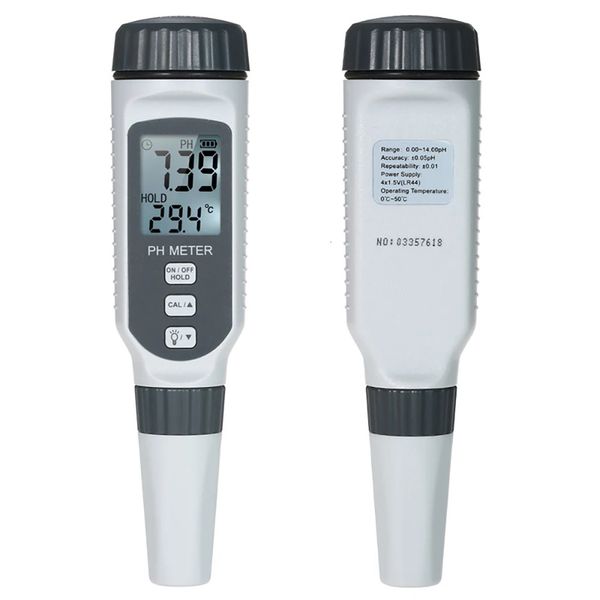 Misuratori PH Tipo penna professionale Misuratore PH Tester portatile per la qualità dell'acqua Ph Acidometro per acquario Acidimetro Misuratore di acidità Ph dell'acqua Ph818 231017