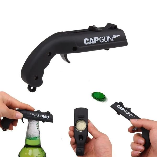 Altri articoli per feste per eventi Creativo portatile Apri birra Tappo Pistola Bottiglia Bottiglie Apri Capgun Drink Apertura Sparatutto Bar Strumenti per celebrazioni all'aperto 231017