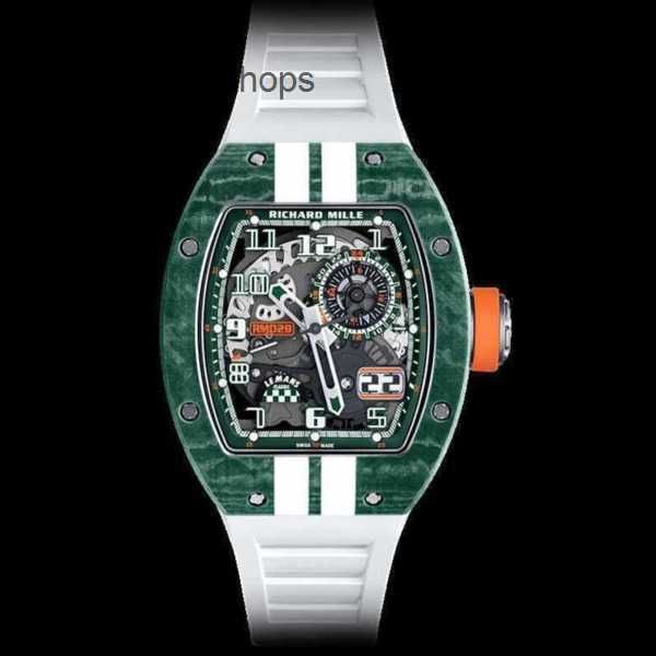 Мужские кварцевые наручные часы Швейцарские наручные часы RM Серия Rm029 Rm029 Комплект из углеродного волокна 2K69