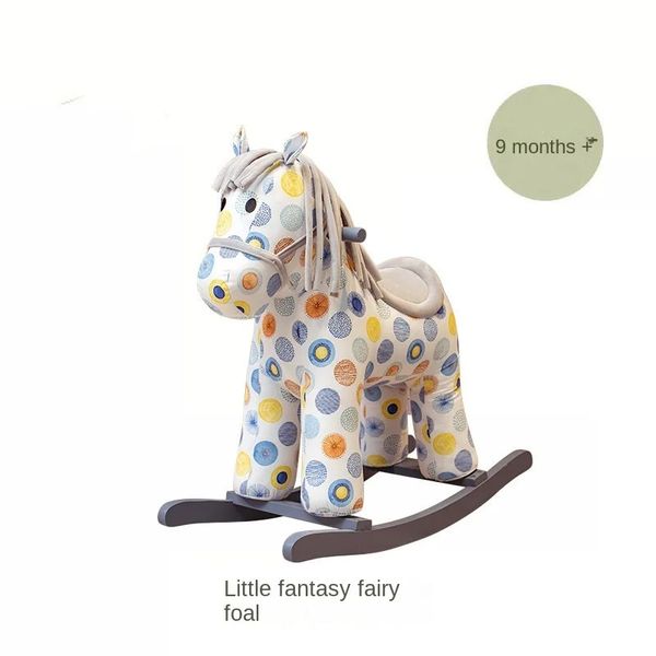 Кресла-качалки LazyChild для детей 2-8 лет, лошадка-качалка, безопасность, детская троянская лошадь, кресло-качалка для малышей, подарок, лошадка-качалка из цельного дерева 231017
