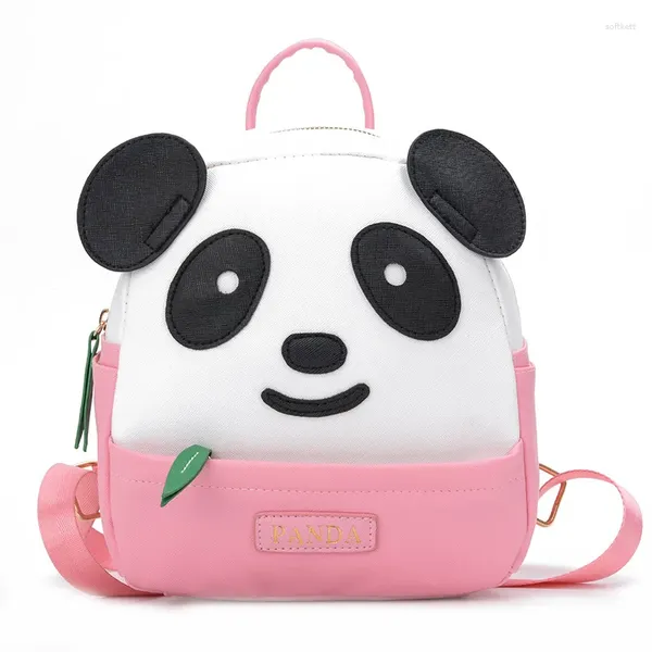 Okul Çantaları Çocuklar İçin Çocuklar Çocuk Çanta Anaokulu 3-4-7 Kız Boy Basit Moda Işık Panda Sevimli Sırt Çantası Rugzak