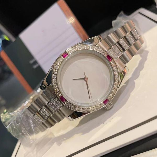 Orologio da donna Master con design a diamante di lusso 31mm Zaffiro luminoso Impermeabile sportivo Gomma Catena per orologio di alta qualità u1Top Regalo di Natale Montres Relojes de lujo