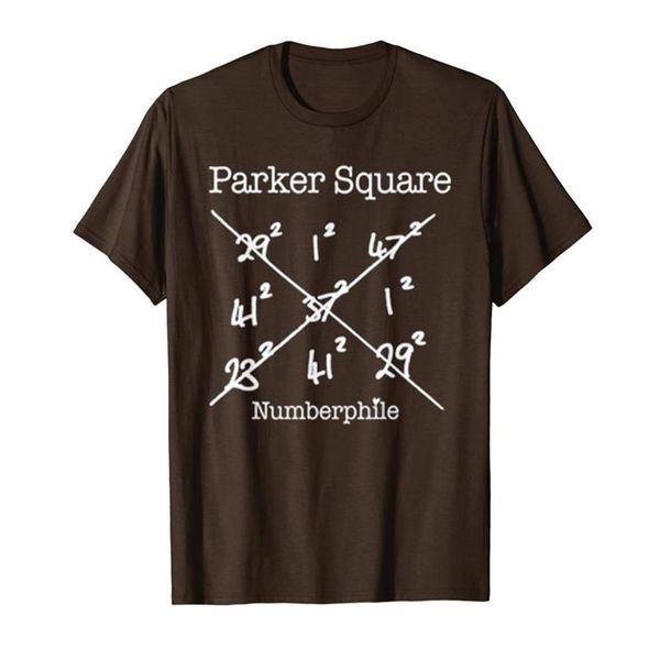 T-shirt Parker Square Number phile cool336Q