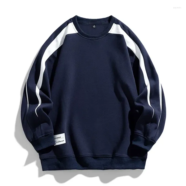 Männer Hoodies Männer Sweatshirt 2023 Herbst Amerikanischen Retro Pullover Label Design Streetwear Lose Beiläufige Oansatz Koreanischen Stil Sweatshirts