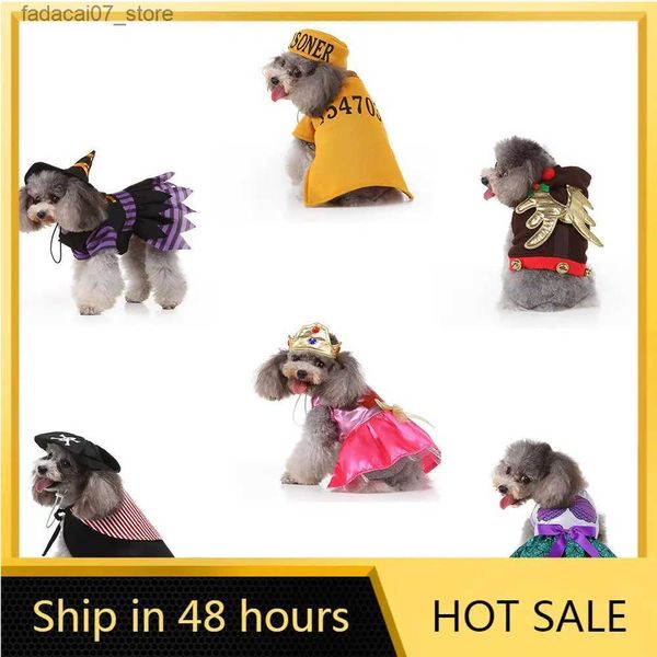 Katzenkostüme, lustiges Halloween-Hundekostüm, Kleidung für kleine Hunde, Haustierkleidung, Outfit, Cosplay, Hundekostüm, Weihnachtsfeier, Karneval, YQ231017
