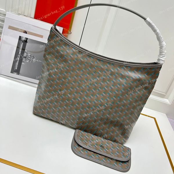 Muttertasche, Münzgeldbörse, 2-in-1-Handtaschen, Designer-Tragetasche, Leder, Buchstabe, Jacquard, Boheme, Hobo, Unterarm-Umhängetasche, Geldbörse, Umhängetaschen