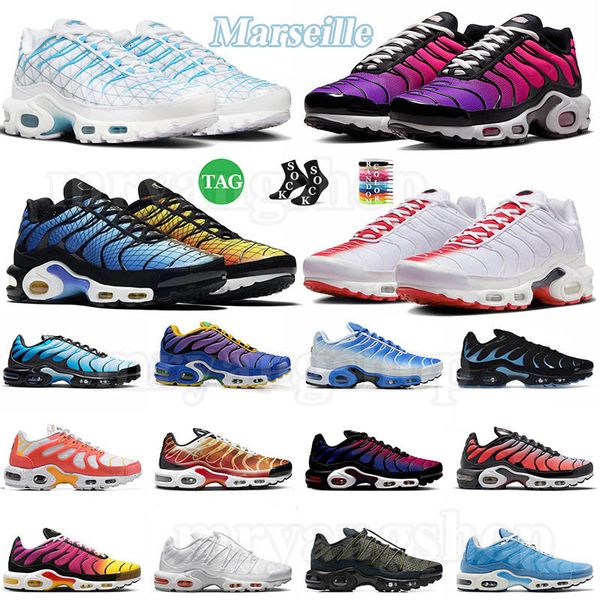 TN PLUS TNS Running Shoes Rungle Utilitário Triplo Branco Preto Cinzento Reflexivo Metálico Silver Ice Hiper -Terrascape Homem Mulheres Treinadores Esportivos Chaussure