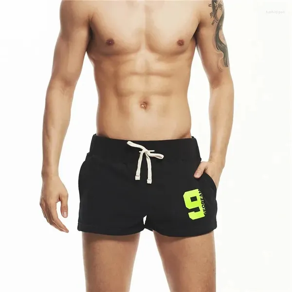 Shorts masculinos casual algodão fitness sweatpants curto verão jogger homens homewear ginásio pantalones cortos hombre