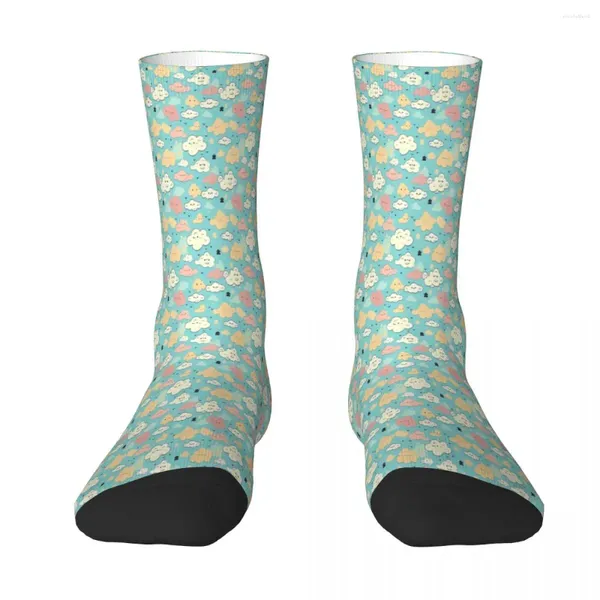 Erkek çorap bulut dokuz çorap erkek kadın polyester çoraplar özelleştirilebilir hip hop