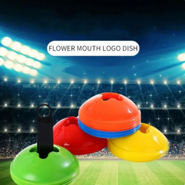 Luvas esportivas 25 pçs agilidade disco cone conjunto de treinamento de futebol pires cones marcadores discos multi esporte espaço acessórios 231017