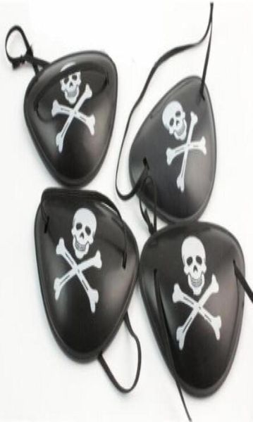 Benda sull'occhio del pirata Teschio Crossbone Halloween Party Favor Bag Costume Giocattolo per bambini3429419
