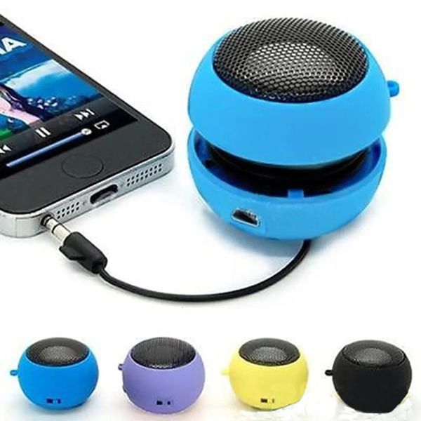 Tragbare Lautsprecher Mini Super Bass Colum Spinner Musical Stereo Audio Musik MP3-Player für Handy Tablet Hamburger Lautsprecher 231017