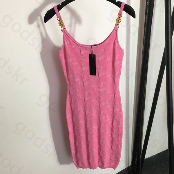 Carta impressão malha deslizamento vestido feminino sexy ombro botões vestido de moda marca magro saia tanque vestido superior