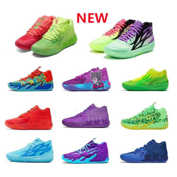 NUOVE scarpe da basket da donna lamelo ball MB 02 MB 03 giovani bambini ragazzi ragazze GutterMelo Blu Rosso Viola Verde giada Melma Rosa Nero Rosso Halloween sneakers tennis