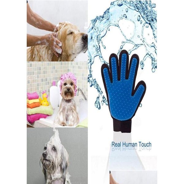 Cão Grooming Pet Glove Cat Depilação Mitts De-Shedding Escova Pentes para Mas Suprimentos Accessoies3350878 Drop Delivery Home Garden Dhekz