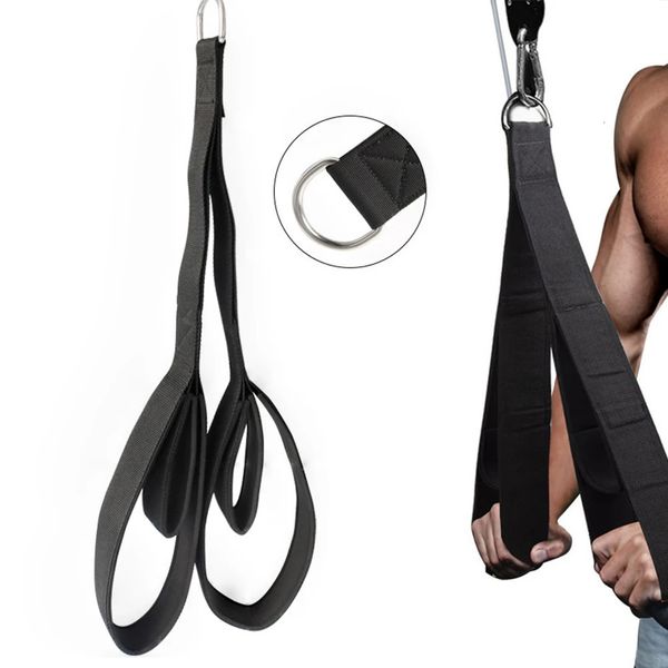 Bandes de résistance Longue Sangle Triceps Antidérapant Entraînement Musculaire Câble de Corde Triceps Polyvalent Tirer vers le Bas pour Accessoires de Fitness Gym 231016