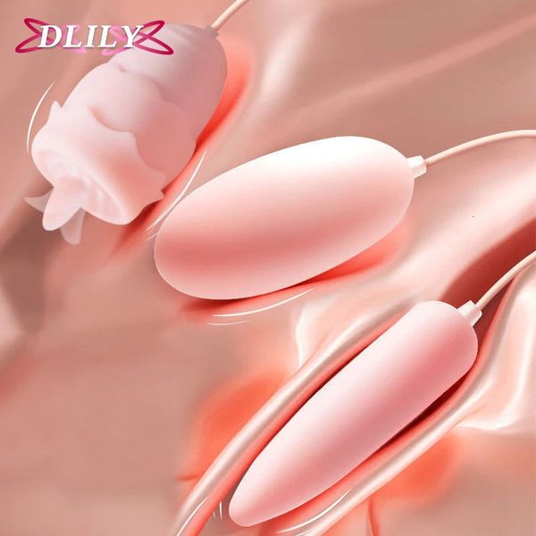 Giocattoli per adulti Capezzolo che succhia vibratore Sesso per le donne Uovo vibrante Impermeabile Mini proiettile Butt Plug Giocattolo per massaggio 231017