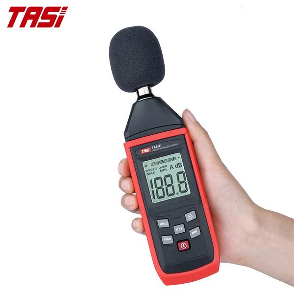Gürültü Ölçerleri TASI TA8151 Dijital Ses Seviyesi Metre Gürültü Test Cihazı Ses Dedektörü Yedi Monitör 30-130db Ses Ölçüm Enstrüman Alarm 231017