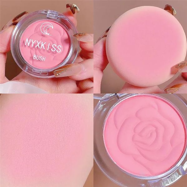 Blush Embossed Petals Blush Peach Pink Orange Tint Makeup Blush Palette Cheek Contour Rouge Cosmetics Langlebige Gesichtsaufhellung 231016