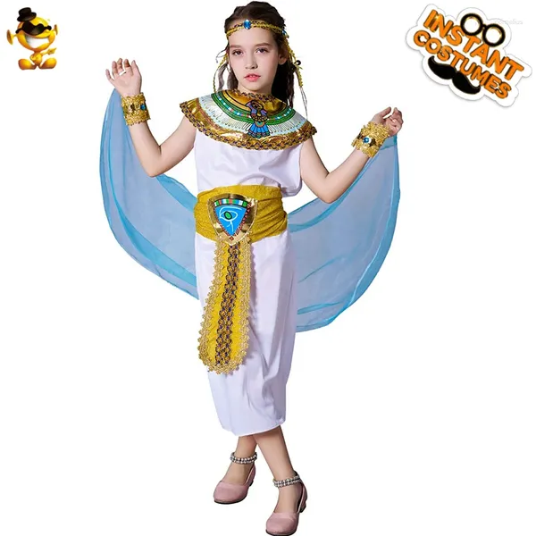 Тематический костюм DSPLAY, оригинальный косплей, простота, стиль, три размера, детский костюм Клеопатры из Египта, темпераментный костюм для вечеринки в честь Хэллоуина
