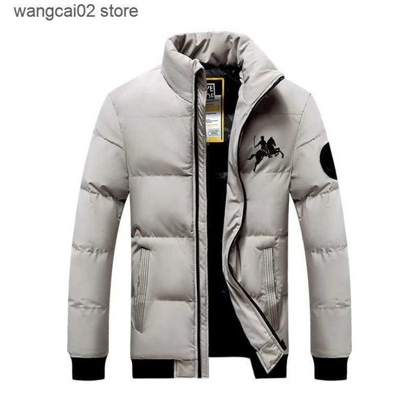 Jaquetas masculinas WewKorean jaqueta de marca inverno parka lã forrada grossa gola de pele quente casaco masculino de pelúcia jaqueta térmica trabalho outwearing t231017 t231017