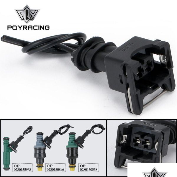 Injector Dynamics Ev1 Pigtail Clip Conector Conectores de combustível para muitos carros Plugue Pqy-Fic14 Entrega direta