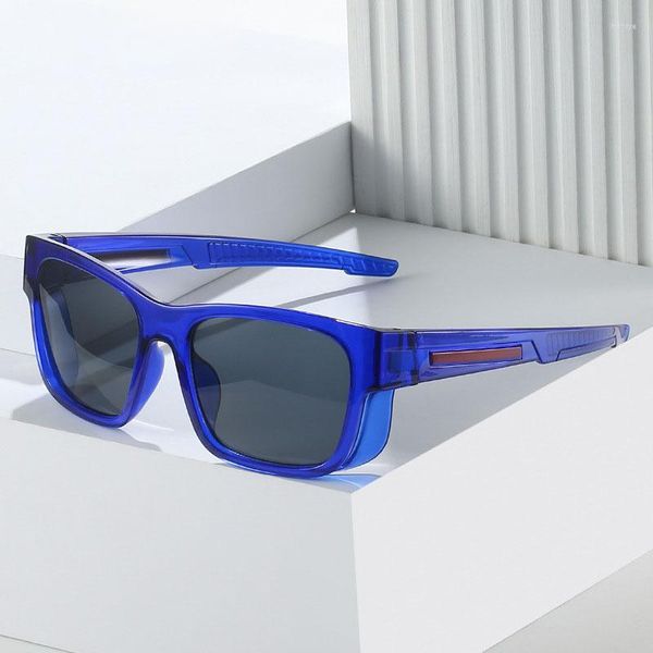 Óculos de sol Yooske moda quadrado mulheres 2023 designer vintage óculos de sol para homens preto cinza sombra uv400