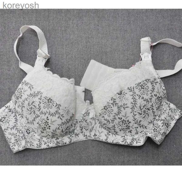 Maternidade Intimates Sutiã de Maternidade de Fibra de Bambu Sutiã de Enfermagem Alimentação Para Mulheres Grávidas Flor Lace Cueca Underwire Anti Flacidez GravidasL231017