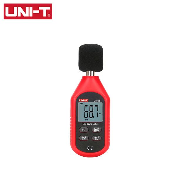 Misuratori di rumore UNI-T UT353 Strumento di misurazione del rumore dB Meter 30 ~ 130dB Mini audio Misuratore di livello sonoro Decibel Monitor 231017