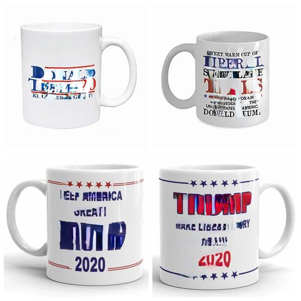 Tazze da caffè Tazza in ceramica con impugnatura Le tazze d'acqua di Donald Cartoon rendono l'America di nuovo grande Tazza in ceramica