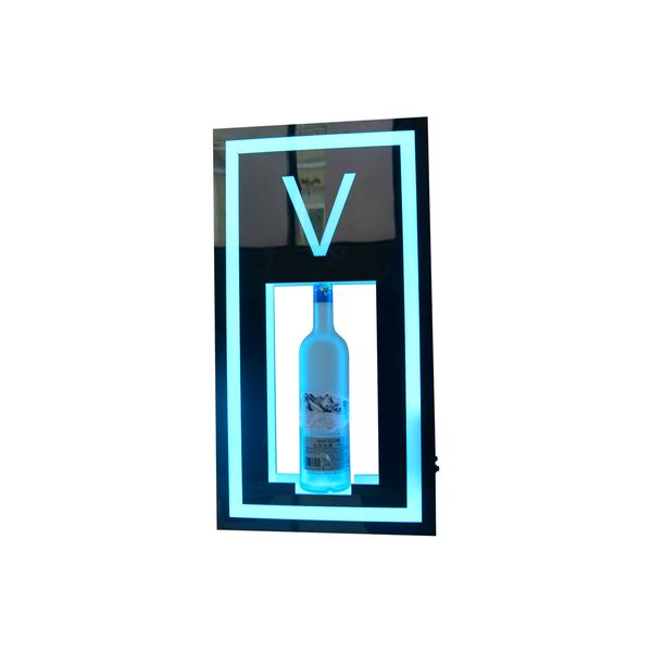 Glorificador de garrafa de champanhe com iluminação LED por atacado da China Reflete Fulcolor recarregável Whiskey Vodka Tequila Sign Display para eventos de casamento em boate