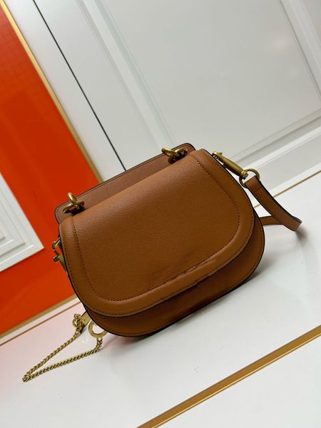 9870 Designer Classic D Schoudertas Volledig lederen kettingtas Dameshandtas Merk Luxe crossbody tas geschikt voor portemonnee mobiele telefoon