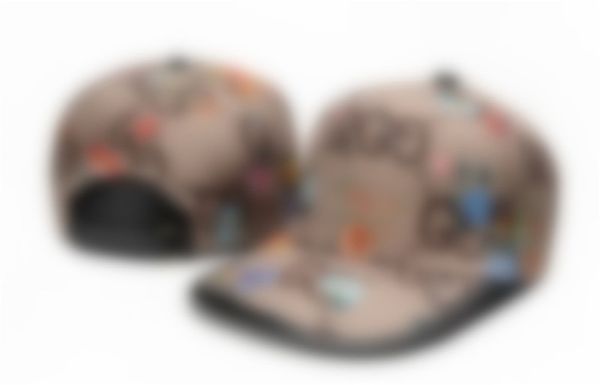 2023 Yeni Tasarımcılar Erkek Beyzbol Kapakları Marka Tiger Baş Şapkalar Arı Bee İşlemeli Kemik Erkekler Kadınlar Casquette Sun Hat Gorras Spor Kafa D-19