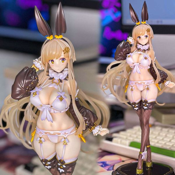 Giocattoli da dito 280mm Neonmax Anime giapponese Sexy Mois Bunny Girl 1/6 Action Figure in PVC Adulto Hentai Modello da collezione Doll Toys Regalo