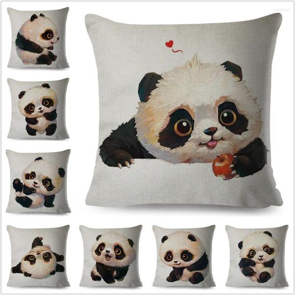 Yastık Panda Vücut Atma Kılıfı Kapak Evde Oturma Odası Dekoratif Yastıklar Kanepe Yatak Araba 45 Kissen Friends Tv Şovu