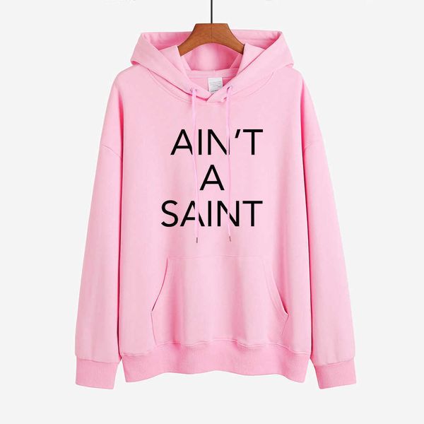 Beliebtes Produkt: Ain's a Saint Street Trend bedruckter Kapuzenpullover