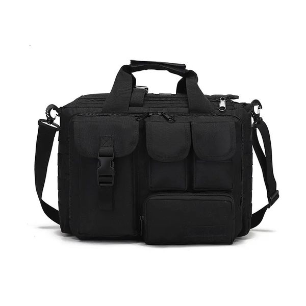 Rucksack Tragbare Taktische Umhängetasche Große Kapazität Outdoor Laptop Taschen Umhängetasche Camping Wandern Bandbag 231017