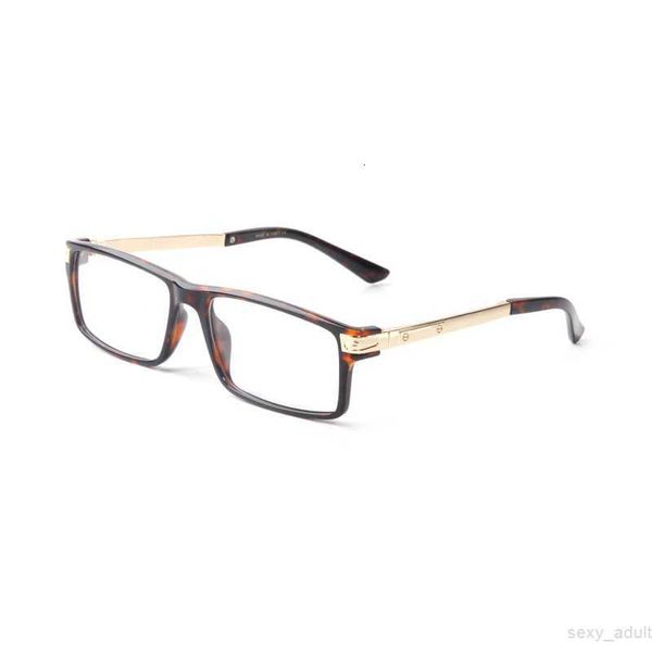 occhiali da sole firmati montatura occhiali da vista moda porta lenti da vista per scrivania da uomo occhiali firmati Hot Brand lente trasparente pantera quadrata Con originale