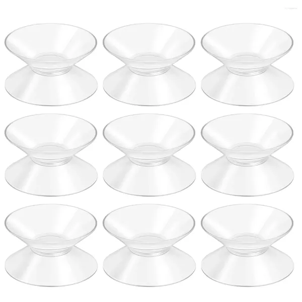 Haken OMZ 10 Stück 30 mm doppelseitige Saugnäpfe Sauger Pads für Glas Kunststoff