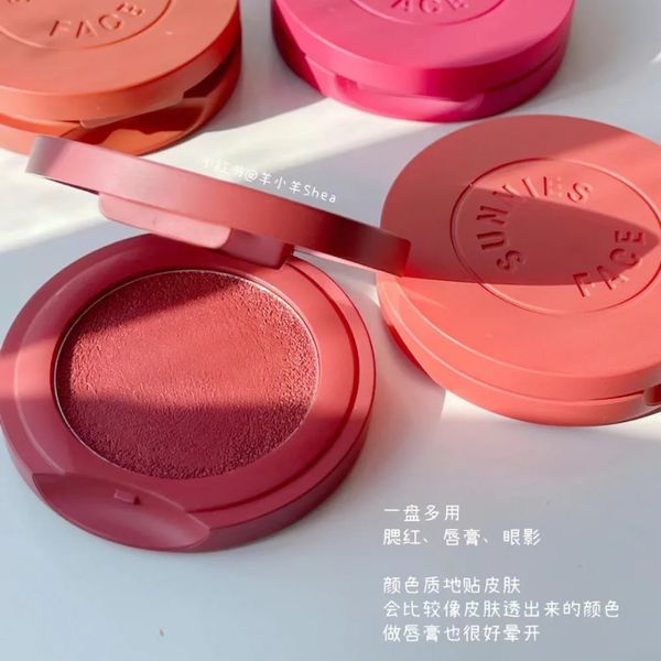Blush Sunnies Crema viso Ombretto Allinone Multiuso Contouring Impermeabile Lunga Durata Trucco coreano Cosmetici 231016