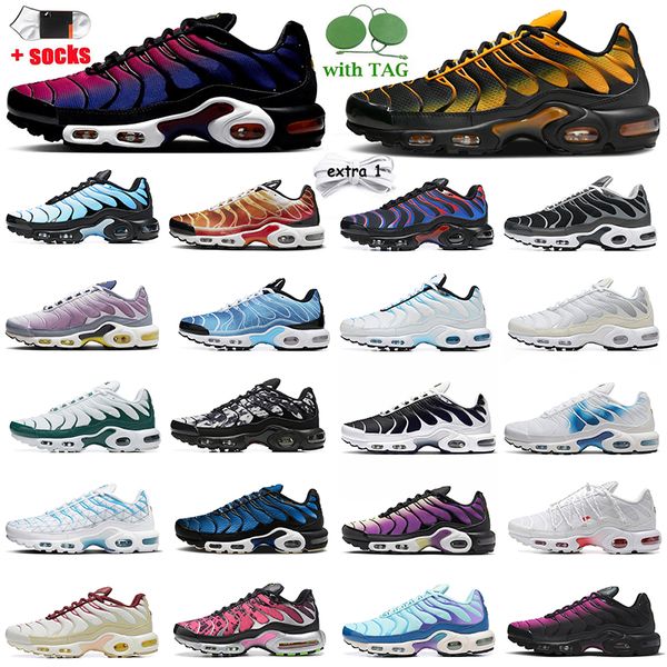 2023 scarpe da corsa firmate plus tn atlanta per uomo donna tns utility triple bianche University Rush Fucsia Nero Aquarius Marsiglia scarpe da ginnastica da uomo