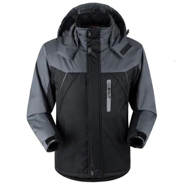 Herren-Daunenparkas, warme Wintermäntel, dicke wasserdichte Schneejacken, winddicht, lässig, mit Kapuze, Herren-Windjacke, Fleecejacke, Mantel 231016